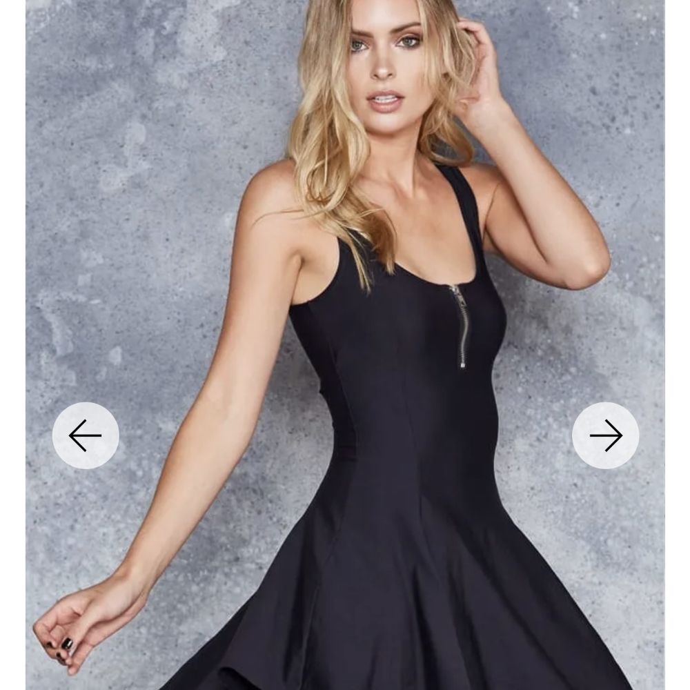 EUC Blackmilk Matte Evil Zip Dress, Large
